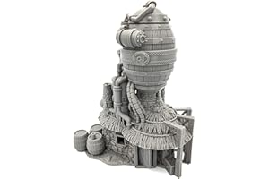 Q P QUALITY PRINTING 3D QP3D – Dwarf Brewery House – Fantasy Terrain Scenery per tavolo e giochi di ruolo in miniatura 28-32 mm Wargame Puntelli DnD D & D, 3D stampati e verniciabili