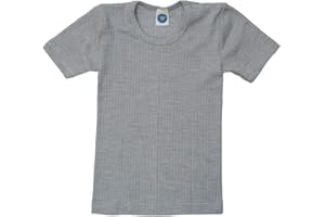 Cosilana, Maillot de corps à manches courtes pour enfant - 45 % coton biologique - 35 % laine biologique - 20 % soie