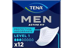 TENA MEN Active Fit Absorberande skydd för män som läcker lätt och måttligt - nivå 1- x 12