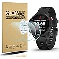 Diruite Pack of 4 for Garmin Forerunner 245/245 Music Tempered Glass Screen Protector HD Glass Screen Protector for Garmin Forerunner 245 Smart Watch [Anti-Scratch] [Anti-Oil] [No Bubble-]