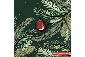 IHR Ideal Home Range - Paper Napkins Emma Bridgewater Norway Spruce Dark Green 20 St. Lunch Napkins 33 cm x 33 cm / 13 inch x 13 inch