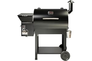 ‎ACTIVA ACTIVA Smoker Grill El Paso I Pellet Smoker mit automatischer Pelletzuführung & Thermometer I Edelstahl-Grill für BBQ & Räuchern
