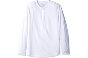 Amazon Essentials Koszulka Henley Mężczyźni Long-sleeve Henley Shirt (1 w zestawie)