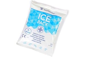 SPORTHERAPY Ghiaccio Istantaneo 250g | Buste in PE 14x18 cm | Crioterapia Professionale | Dispositivo Medico Certificato | 25 Buste