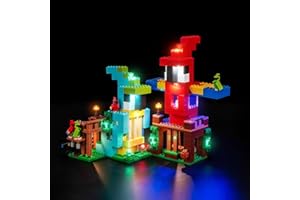 BRICKBLING Set di luci a LED compatibile con Lego The Parrot Houses 21282 (senza modello), set di illuminazione decorativa compatibile con Minecraft The Parrot Houses giocattolo creativo