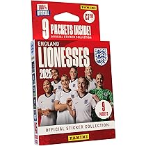 Topps Official Women's Euros 2025 Collection D'autocollants Boîte - 6