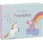 mintkind® „Meine Freunde“ Kindergarten Freundebuch Türkis | Freundebuch für den Kindergarten Junge und Mädchen | Freundschaft
