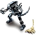 HIGH GODO Xenomorph Building Sets for Adult,442 Pieces Horror Action Figure Toy with Little Facehugger,Gifts for Boys Aged 8-14, Perfect for Birthdays, Christmases, Halloweens