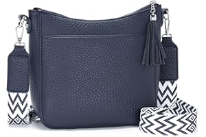 SOGYECS Handtasche Damen Mittelgroß Tasche Damen Umhängetasche Groß Damenhandtasche Blau Crossbody bag damen