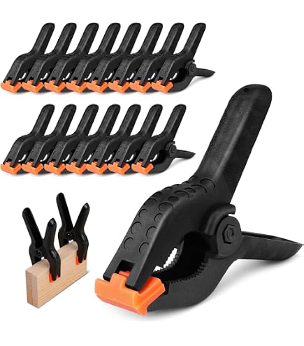 Federklemmen-Set (3 Stück) – Große Einhand-Klemmen Für Holz, Kantenleisten Und Mehr