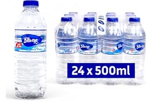 Bllu Eye - Still Natural Mineral Water 500ml - Stay Hydrated with mineral water - pH 8.3 for Optimal Hydration - Pure & Refreshing Natural Mineral Water Bottled at the Source - Pack of 24