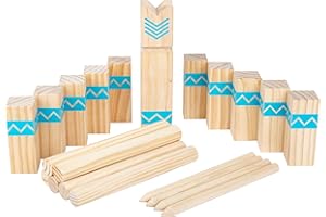 small foot Viking game Kubb Active, made of FSC 100% certified wood, outdoor game for the whole family, 12036