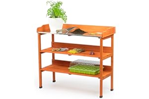 KCT 3 Tier Wooden Outdoor Garden Potting Bench
