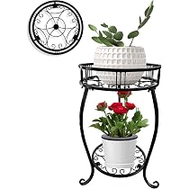 Scaletta Portavasi a 4 Livelli per Interni ed Esterni 50,5x24x81 cm in MDF e Acciaio Bianco