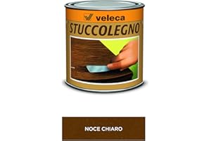 Veleca STUCCOLEGNO Noce Chiaro - gr. 250 - STUCCO IN PASTA PER LEGNO