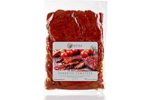 Enios Greek Sundried Tomatoes 1kg. Ready to eat - in oil. Low Salt. Naturally sun-dried.