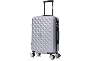 CELIMS - Valise Cabine | Valise 55x35x25cm | Bagage Cabine | Légère et Rigide | Gris