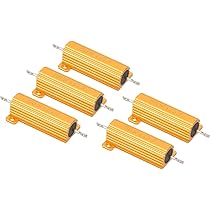 PATIKIL 50W 50 Ohm Résistance À Coque En Aluminium, 4Pcs