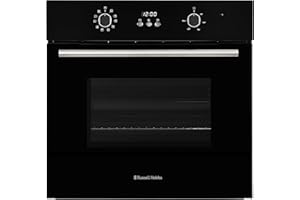 Russell Hobbs Electric Oven 70L 60cm Wide Built In Multifunctional Electric Fan Oven Easy Clean Interior Black RHEO7005B