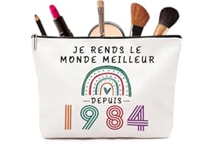 VIVAJOY Cadeau Femme 41 Ans, 41 Ans Anniversaire Femme Trousse Maquillage, Cadeau 41 Ans Femme Personnalisé, Idée Cadeau 41 Ans Femme