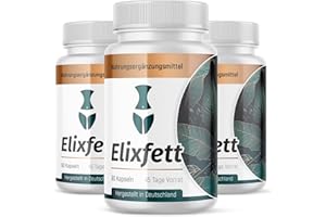 MAYPRODUCTS Elixfett | Body Balancing Formula mit Garcinia Cambogia Extrakt | 90 Kapseln (3x)