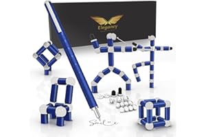 ELEGANCY QUALITY TO TRUST Elegancy Fidget Pen Magnetic Teenage Toys Magnetic Pen Fidget Toy Stress Relief Gifts Gel Pens Cool Stuff Magnets for Kids Creative Present Gift Ideas for Boys (Blue Fidget Pen)