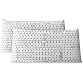 Homey - Memory Foam Carbon Pillow | Maximum Comfort and Excellent Adaptability with Anti-Stress Properties | 2 Units of 70 x