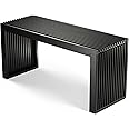 Banc D'Entrée Bambou 90x33x43 Cm - Meuble Rangement Salle De Bain Et Entrée Naturel