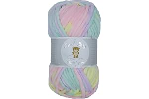 Zarela Baby Blanket Yarn (B13 Pink-Lilac-Green-Yellow)