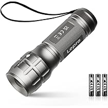 2 Torce LED Ricaricabili 1000 Lumen, Impermeabili IPX7, 4 Modalità, Ultra Luminose, Portatili Per Campeggio Ed Emergenze - 3