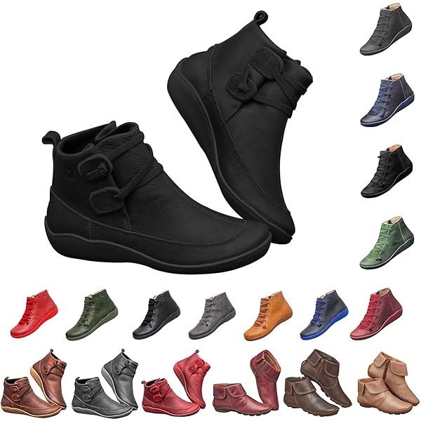 Bottes Courtes En Caoutchouc Pour Femme - Décontractées, Antidérapantes, Confortables