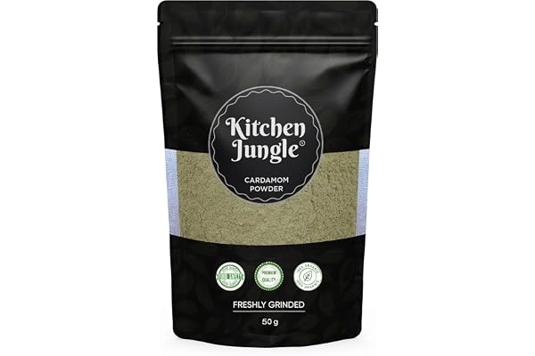 Kitchen Jungle Elaichi Powder Green Cardamoms (50 Grams)