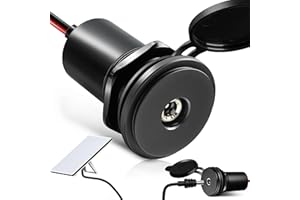 acegoo Starlink Mini Adaptador Convertidor de Potencia Aluminio, 12V Step Up to 24V 3,5A Convertidor Boost para Caravana Barco Camper Coche, Entrada 12V, Impermeable (Adaptador)