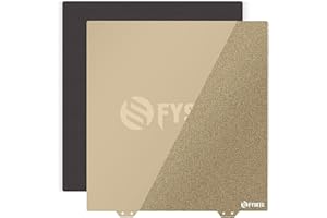 Toaiot Anycubi Vyper 265 x 250mm 10,43 x 9,84 pouces JanusBPS Feuille de plaque de construction - Couvre-lit chauffant magnétique flexible double face PEI texturé/lisse