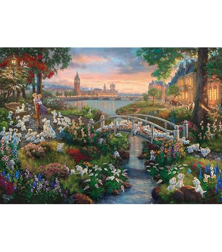 Schmidt Spiele 57369 Thomas Kinkade "Sleeping Beauty Dancing in the Enchanted Light" - 1.000