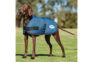 WeatherBeeta ComFiTec Classic Dog Coat, Dark Blue, 65cm
