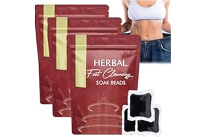 FLEDIMO Herbal Detox&shaping Cleansing Foot Soak Beads, Herbal Detox Cleansing Foot Soak Beads, Herbal Detox and Shaping Foot Soak Beads, Lymphatic Drainage Body Detox Foot Soak Beads for Men Women (30PC)