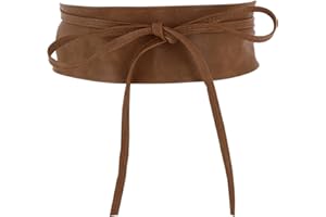 FASHIONGEN - Cintura Obi da donna, cintura Obi larga, similpelle in Poylurethane, alta qualità, MICA