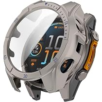 ISABAKE Schutzhülle Für Garmin Fenix 8 51mm Solar – Ultradünnes TPU, Kratzfest, Stoßsicher, Passgenau