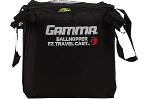 Gamma Sports Premium Tennis insegnamento e Viaggi cestini – Unico Attrezzatura Sportiva, Ez Travel Ball vettori, Portable Design, Ideale per insegnare Corte Accessori