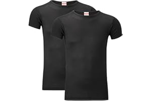 HEATWAVE THERMALWEAR Heatwave® Pack of 2 Men's Thermal T Shirt, Warm Underwear Baselayer, S M L XL XXL Thermals