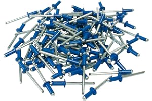 Cora 000116015 Kit 100 Rivetti Fissaggio Targa, Blu