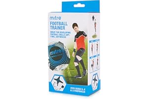 Mitre Solo Close Control and Skills Football Training Aid, Adjustable Design, Hands-Free Use