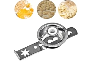 ‎FUFRE Spritzgebäckvorsatz für BOSCH Fleischwolf MUM4-MUM5, Edelstahl Spritzgebäckvorsatz Gebäckvorsatz Zubehör für Fleischwolf Küchenmaschine Spritzgebäckvorsatz Serie 5, Durchmesser circa 57,7mm