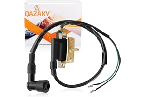 QAZAKY 2 Wire Ignition Coil HT Lead Cap for 50cc 70cc 90cc 110cc 125cc 140cc Pit Dirt Bike Kids ATV Quad Go Kart Moped Buggy XR50 XR70 CRF50 CRF70 SDG SSR 110 Coolster 3050B ATV-3050B 3050 B3050A