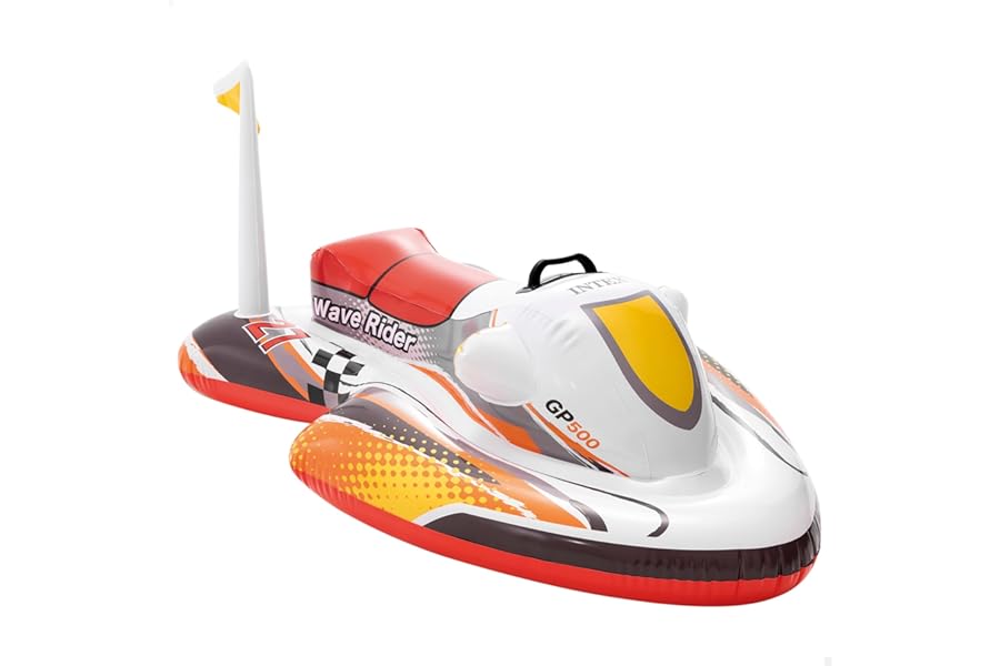 Intex Moto acuática Hinchable, colchoneta para Piscina para niños (57520)