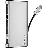 Cadyce CA-C3TDS USB-C Travel Docking Station (Silver)