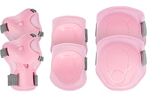 Rigwig Kids/Youth & Adults Protective Gear Set, Knee Pads, Elbow Pads, Wrist Guards for Roller Skating, Cycling, Skateboarding, Scooter Riding, BMX Biking and Outdoor Activities