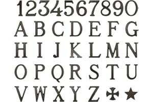 REAL VOTIVA FONDERIE D'ARTE Lettere e Numeri in Bronzo per lapidi o Numeri civici. Altezza 2,5 cm. Romano Bronzo Patinato (Numero 1)