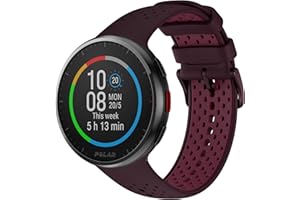 Polar Pacer Pro - Running watch con GPS - Leggero con pulsanti antiscivolo - Programma di allenamento e recupero - Cardiofrequenzimetro - Display ad alto contrasto - Controlli musica, Vinaccia
